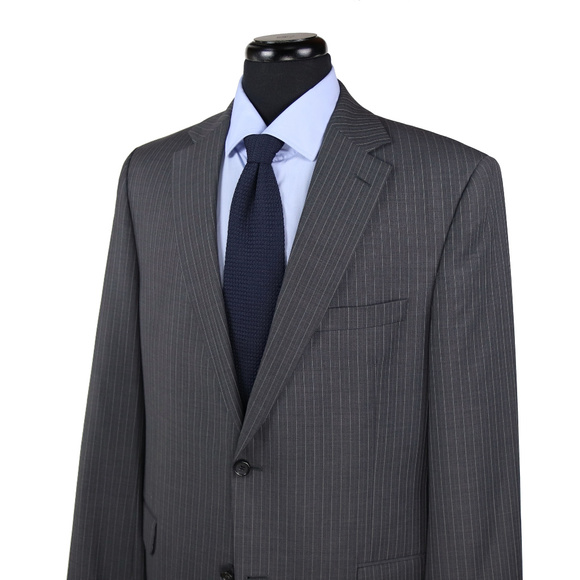 Jack Victor Collection 100's Wool Suit Gray 42L - Picture 3 of 8